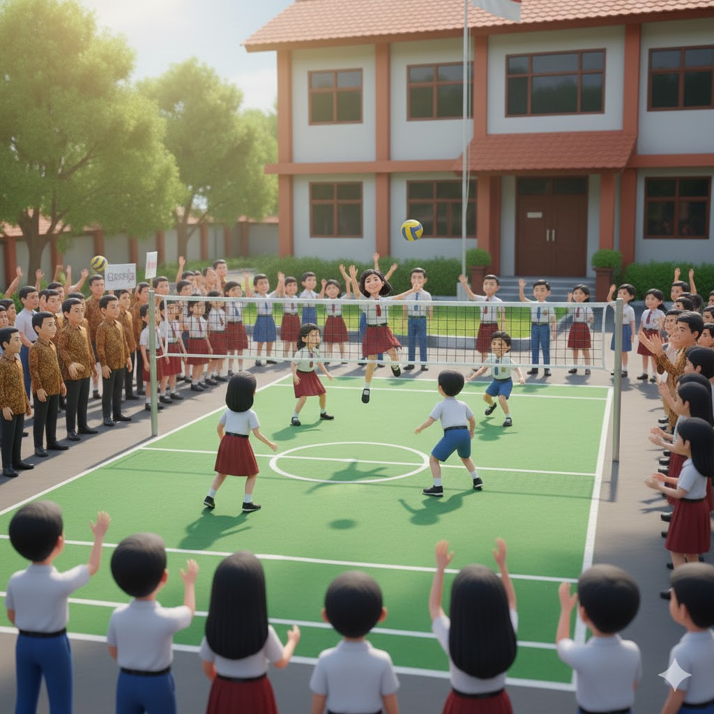 School Family: Membangun Kebersamaan Melalui Olahraga dan Seni di SDN 2 Sumberejo